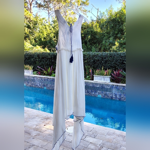 NEW Anthropologie X Raga Boho-chic Embroidered Flowy Goddess Dress Women's Sz Sm - Picture 7 of 10